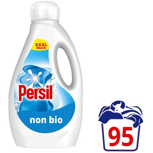 Persil 95 Washes Non Bio Laundry Washing Liquid Detergent (2565ml)