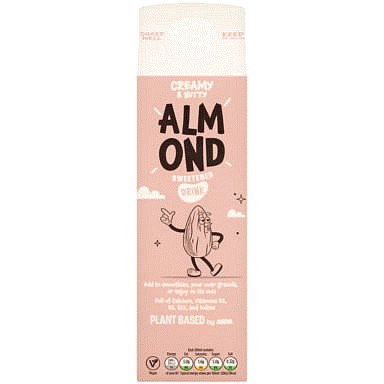 Plant Based by ASDA Plant Based Almond Sweetened Drink (1 Litre)