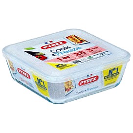 Pyrex Cook & Freez Borosilicate Glass Storage Dish (2 Litre)