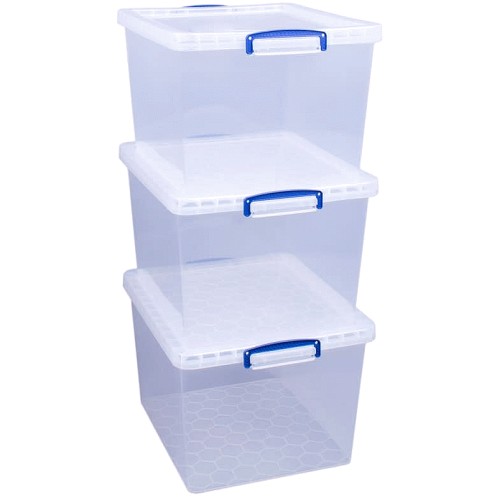Really Useful Nest of 3 Boxes (33.5 Litre)