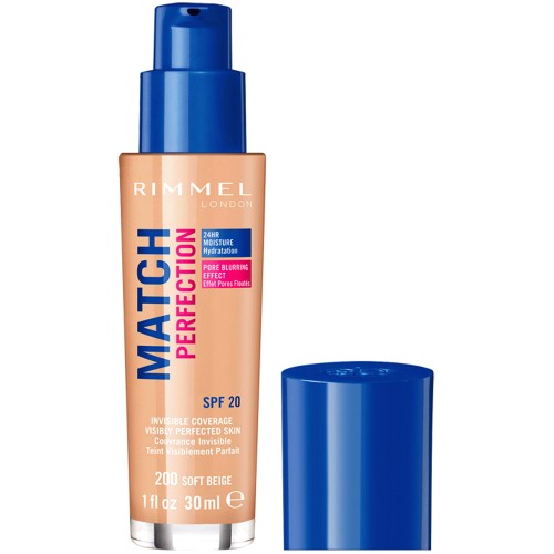Rimmel Match Perfection Foundation SPF 20 Soft Beige (30ml)