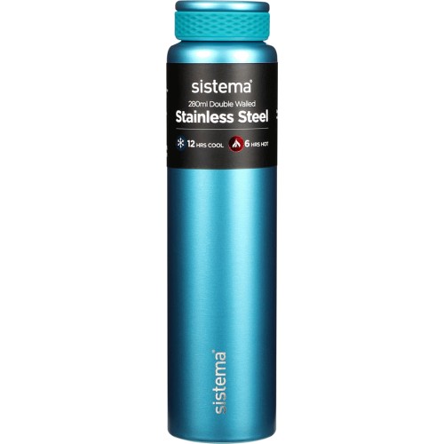 Sistema Hydrate Multicolour Stainless Steel Bottle (280ml)