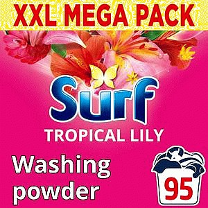 Surf 95 Washes Tropical Lily Washing Powder (4.75kg)
