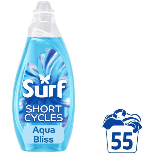 Surf Magnifi Scent Wash Laundry Liquid Aqua Bliss 55 Washes (55w, 1485ml)
