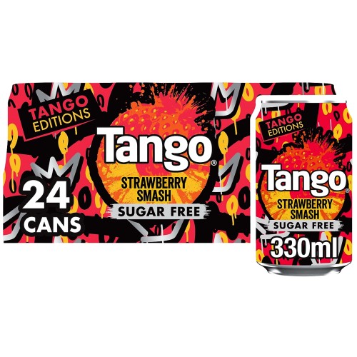 Tango Strawberry Smash Sugar Free Cans (24 x 330ml)