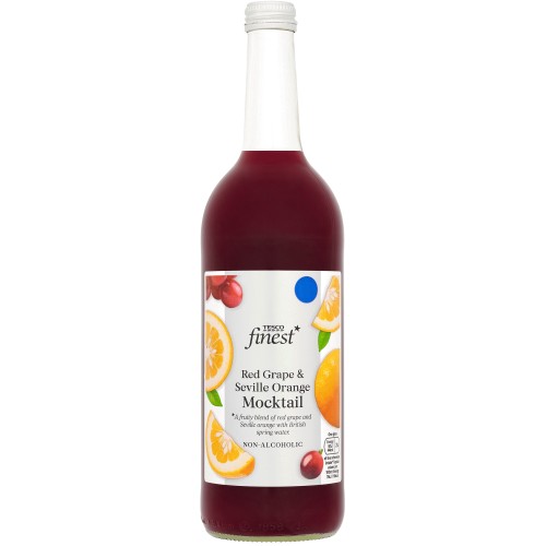 Tesco Finest Alcohol Free Red Grape & Orange Mocktail (750ml)