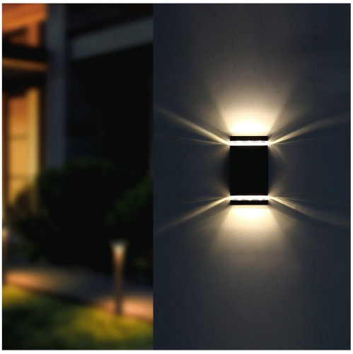TESCO SOLAR UP AND DOWN WALL LIGHT