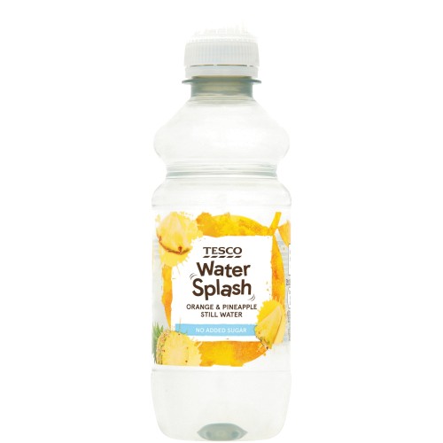 Tesco Water Splash No Added Sugar Still Water Orange & Pineapple (300ml)