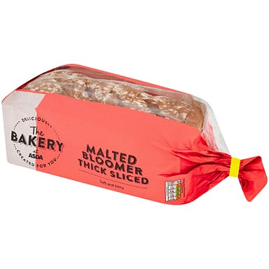 The BAKERY at ASDA The Bakery Malted Bloomer Thick Sliced (800g)