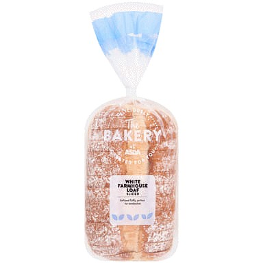 The BAKERY at ASDA The Bakery Sliced White Farmhouse Loaf (800g)