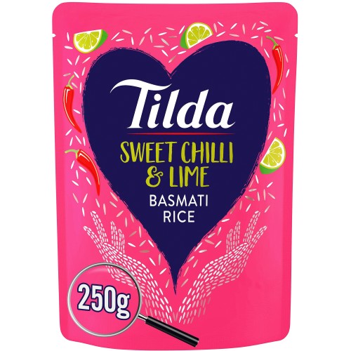 Tilda Microwave Sweet Chilli & Lime Basmati Rice (250g)