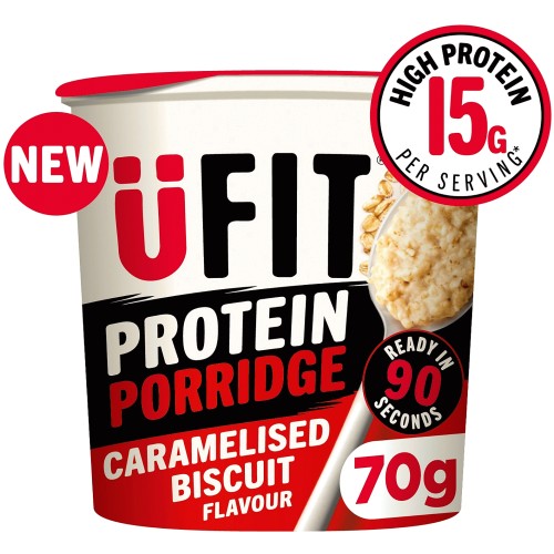 UFIT Protein Caramelised Biscuit Porridge Pot (70g)