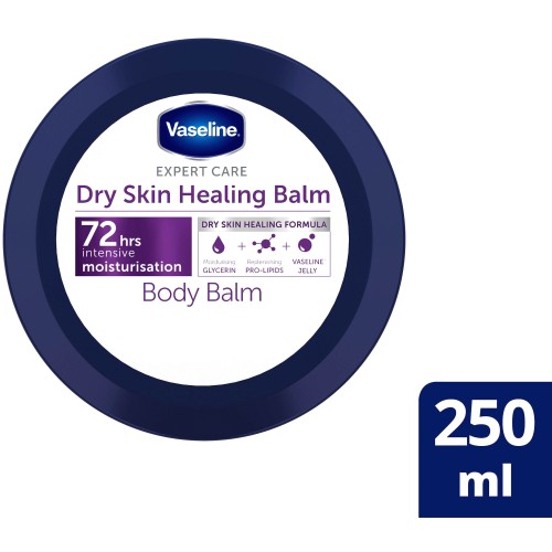 Vaseline Expert Care Dry Skin Healing Balm Body Cream Jar (250ml)