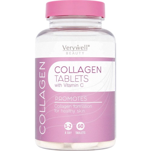 Verywell Beauty Collagen Tablets with Vitamin C