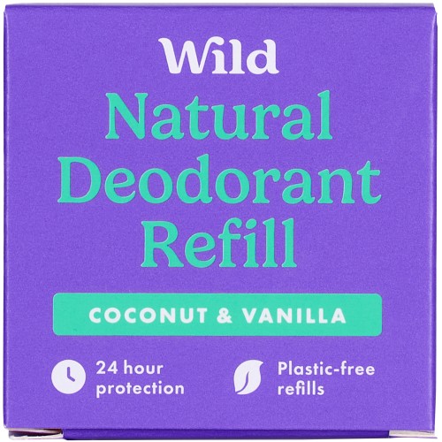 Wild Coconut & Vanilla Natural Deodorant Refill (40g)