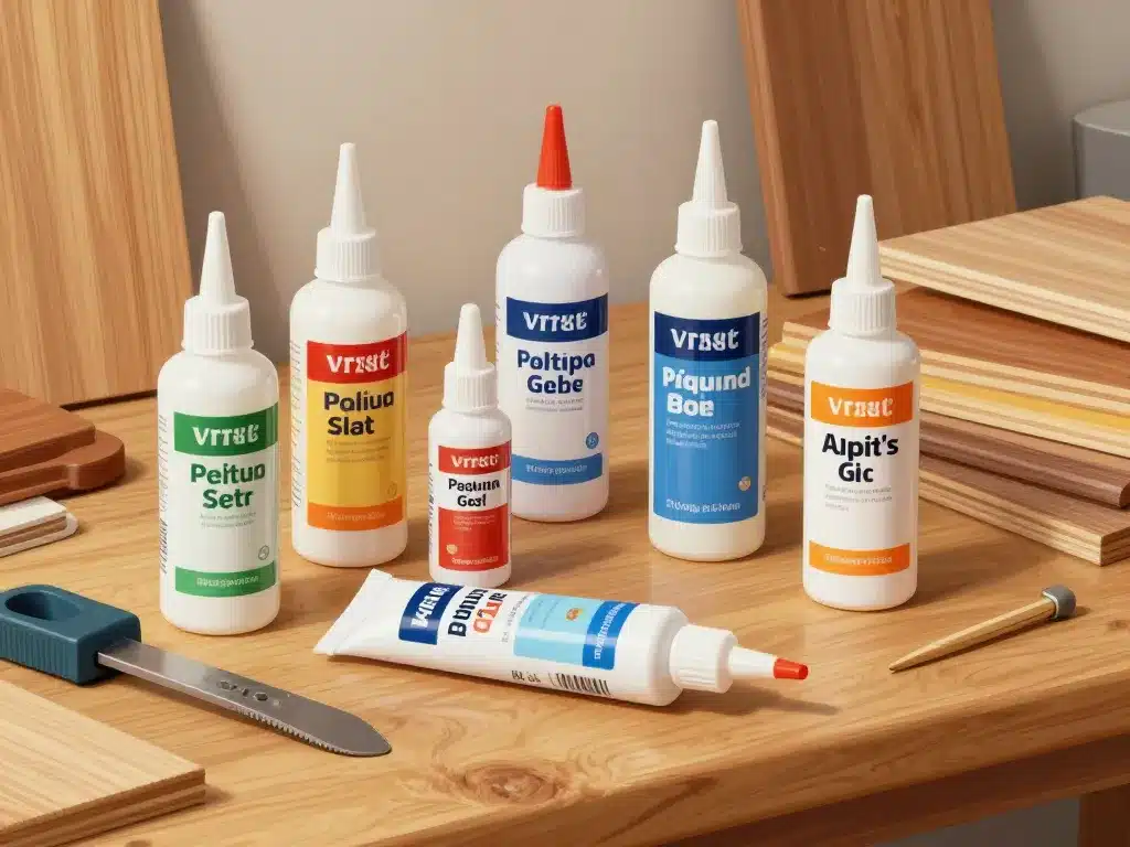 différents formats de colle polyuréthane bois pour usages variés