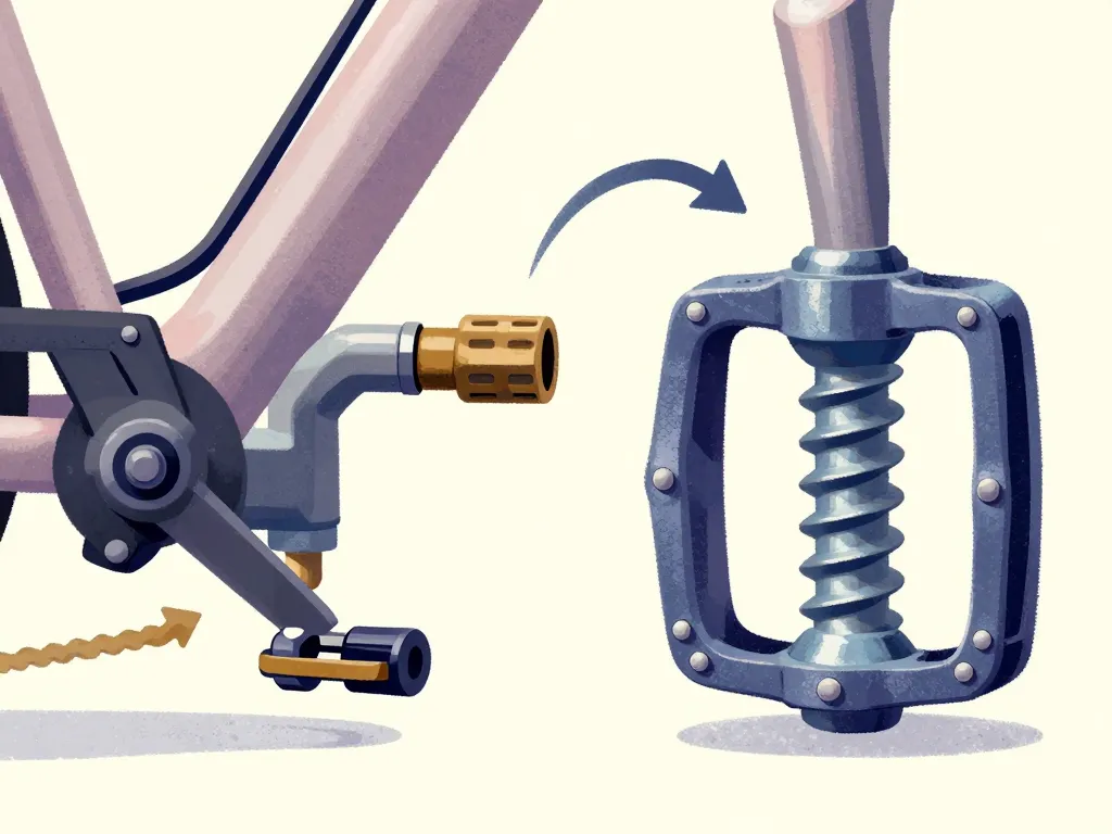 illustration visser sens filetage inversé
