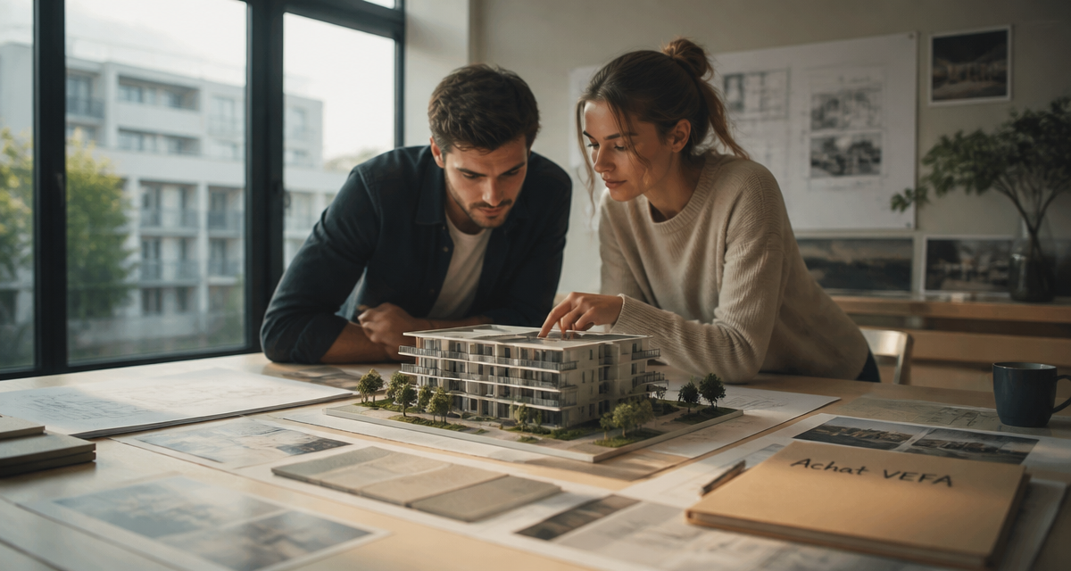faut il acheter en vefa aujourd'hui maquette immobilière couple