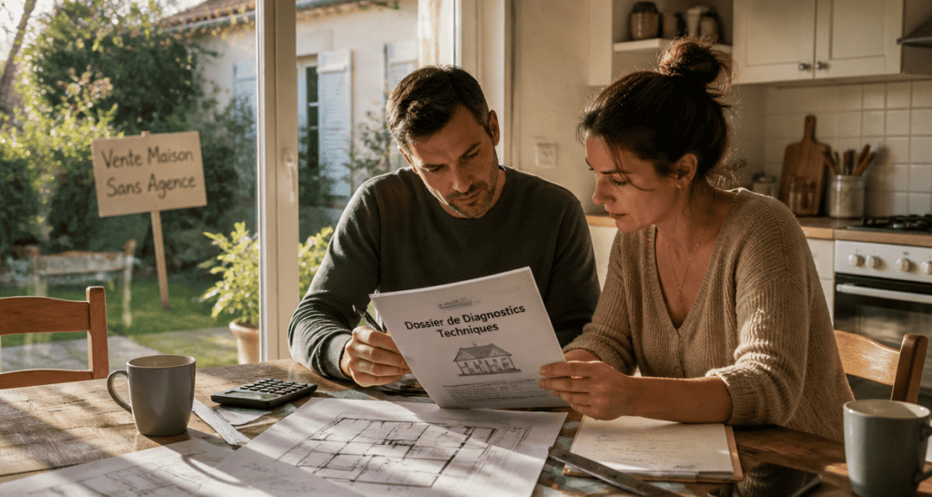 vente maison sans agence couple dossier diagnostics