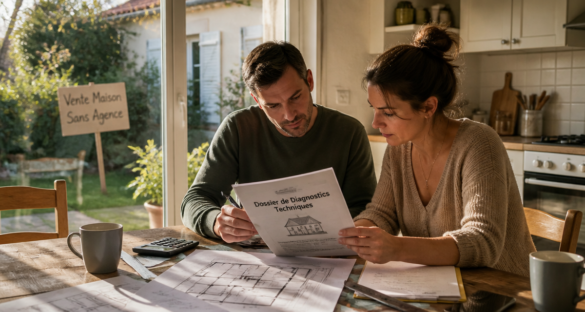 vente maison sans agence couple dossier diagnostics