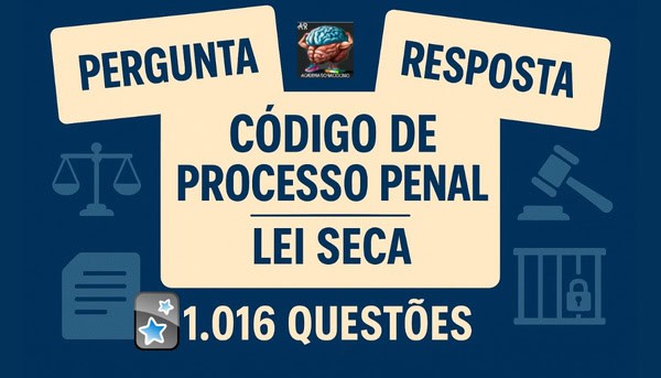 Baralho Código de Processo Penal