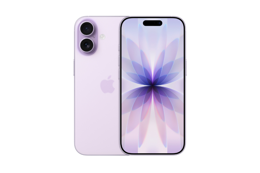 image of a purple iphone