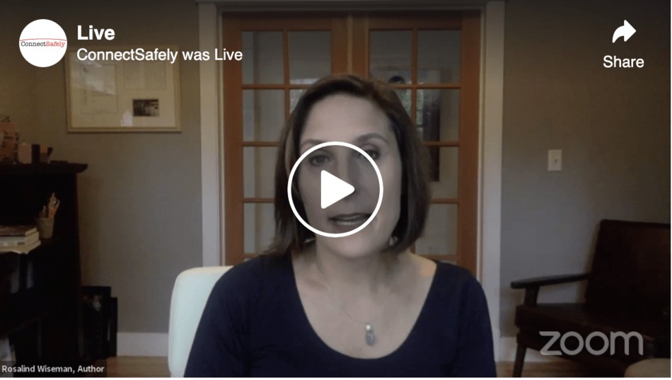 Video & Podcast: Rosalind Wiseman – NY Times Best-Selling Author & Founder of Cultures of Dignity