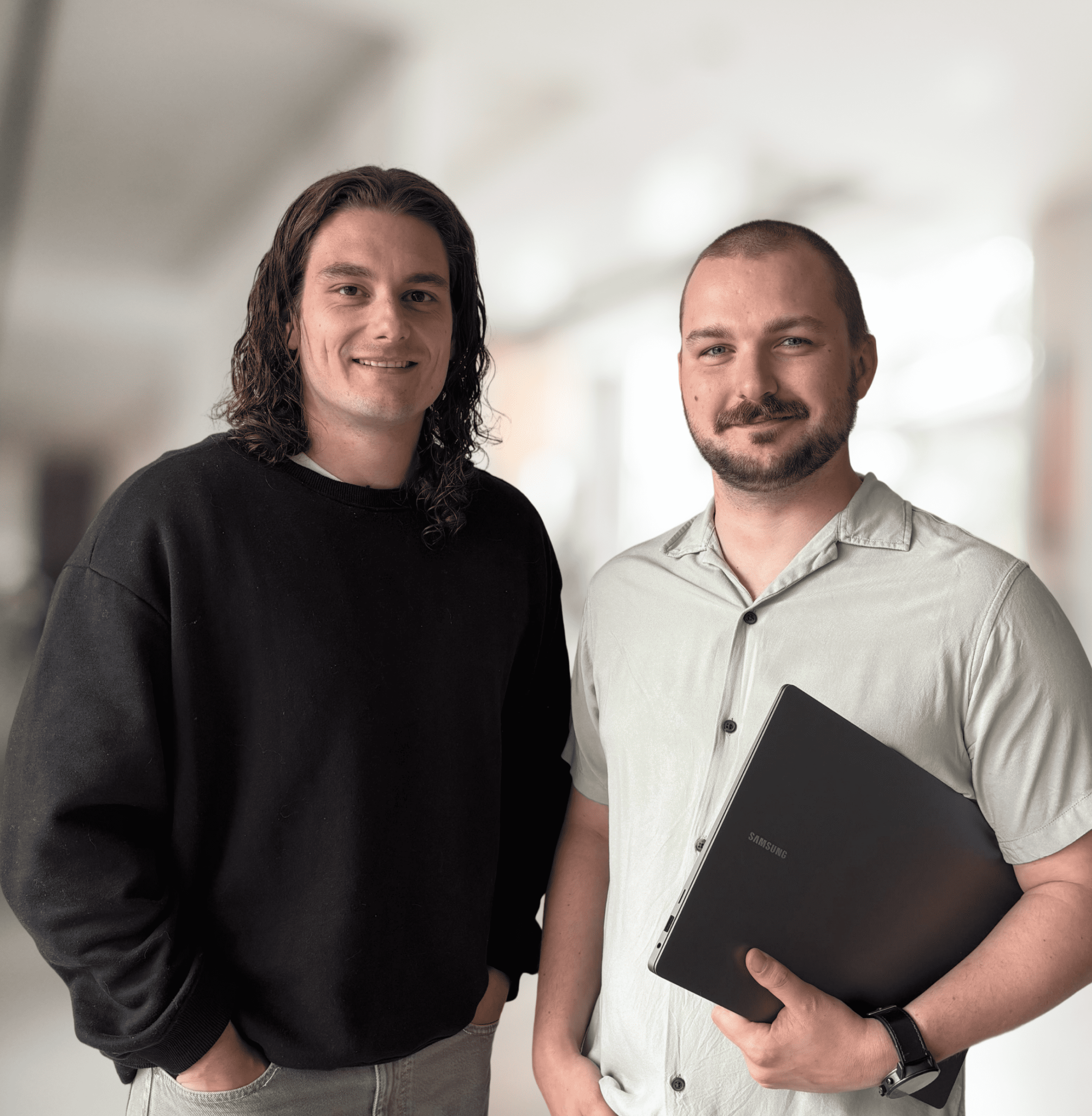 Conturalis founders strategizing over advanced AI architectures