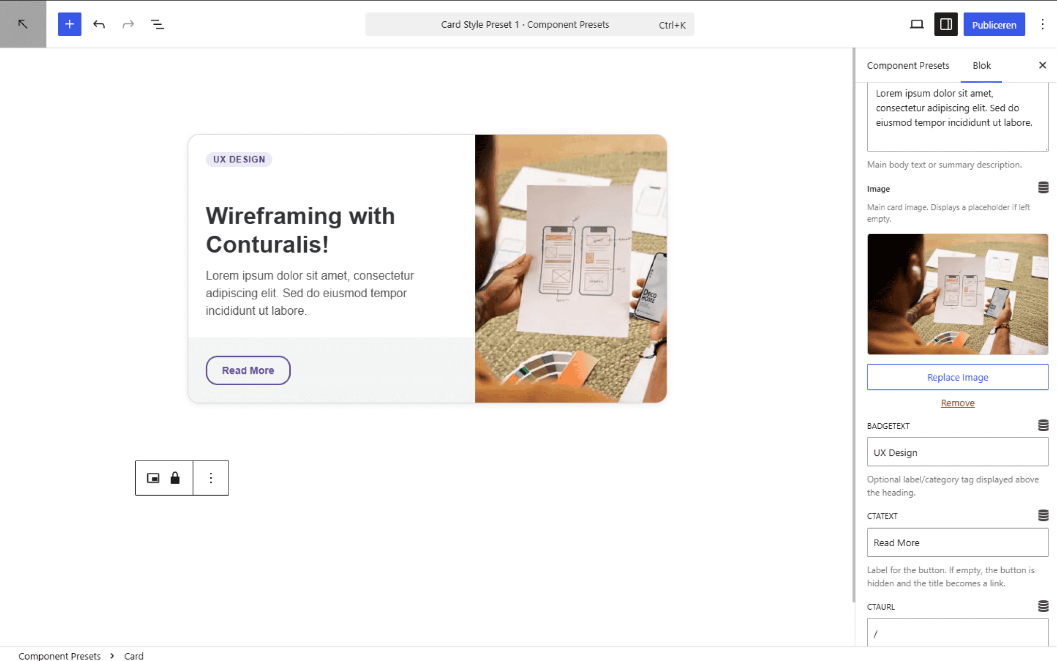 Gutenberg Inspector Style Fields and Preview Content Warning