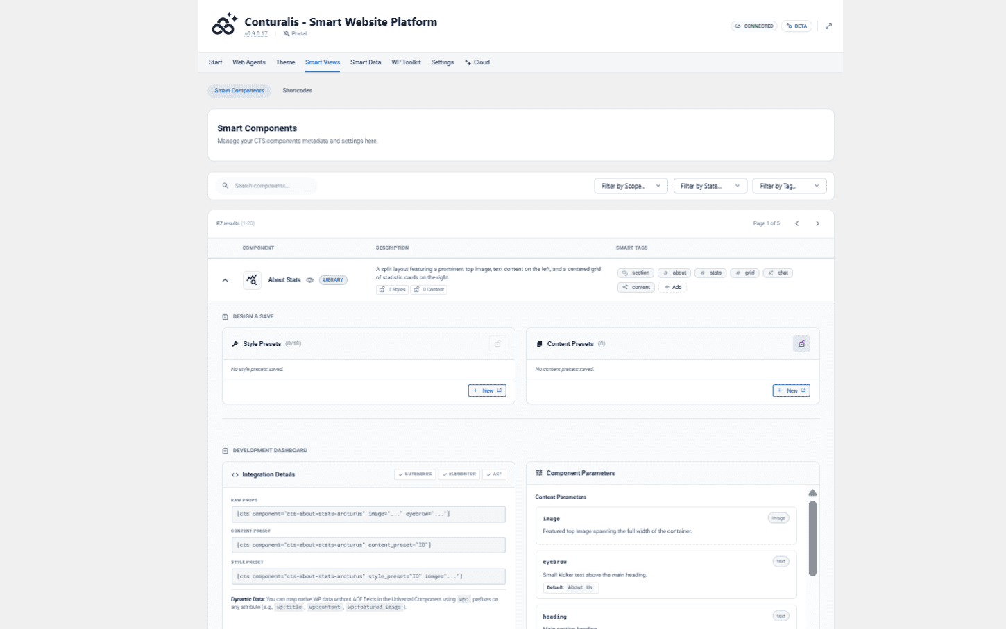 Smart Views Dashboard