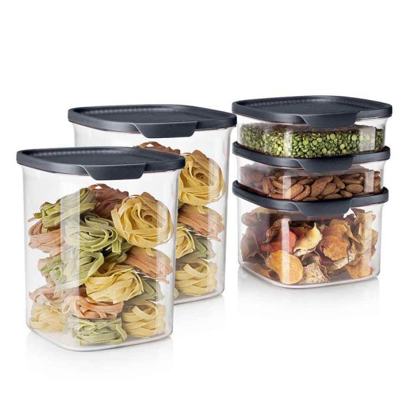 Tupperware® Ultra Clear Square | 5-piece Set
