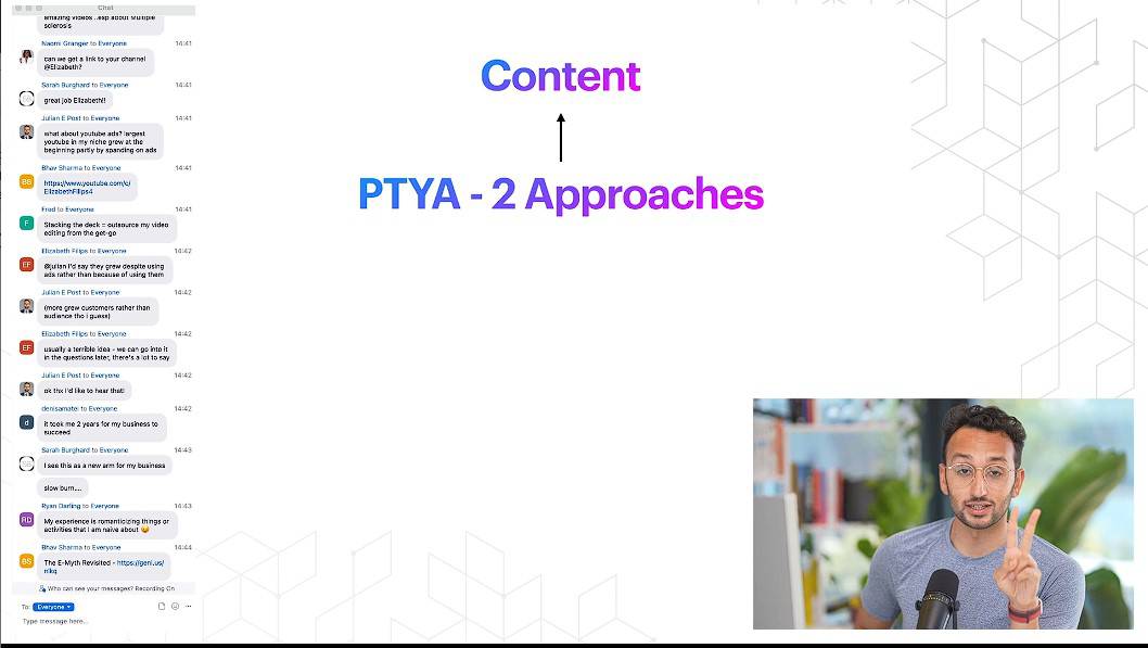 Part-Time Youtuber Academy PTYA by Ali Abdaal Cohort 6 2