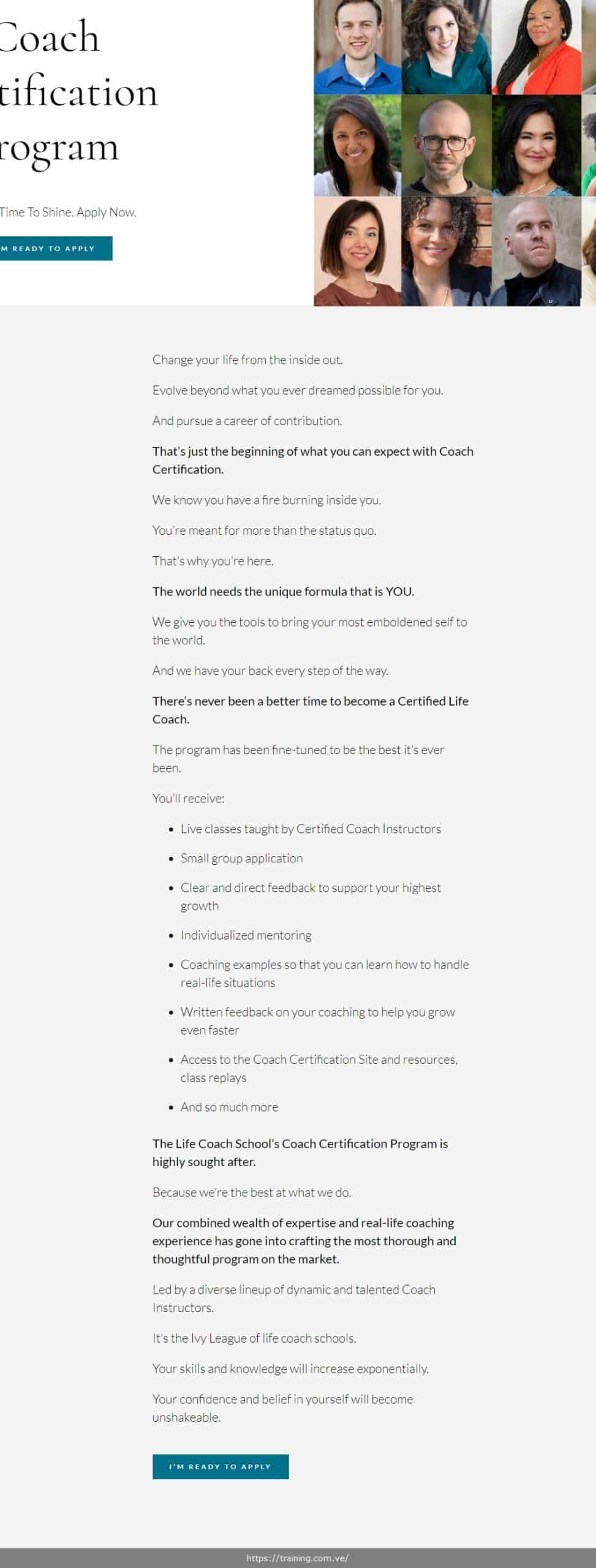 coach certification program by brooke castillo