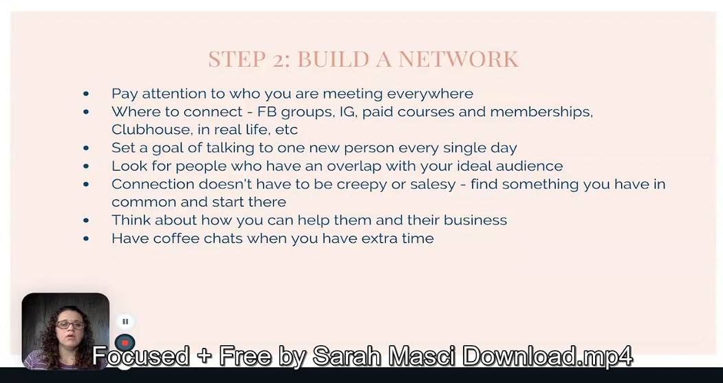 focused + free by sarah masci