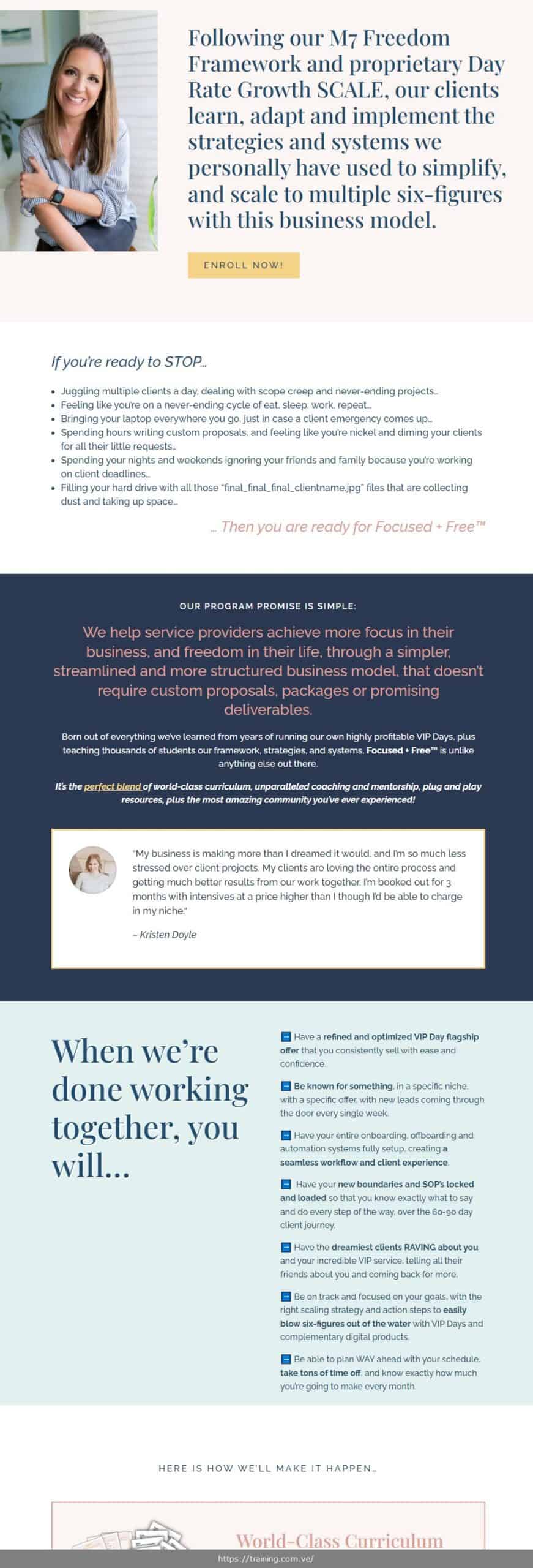 focused + free by sarah masci