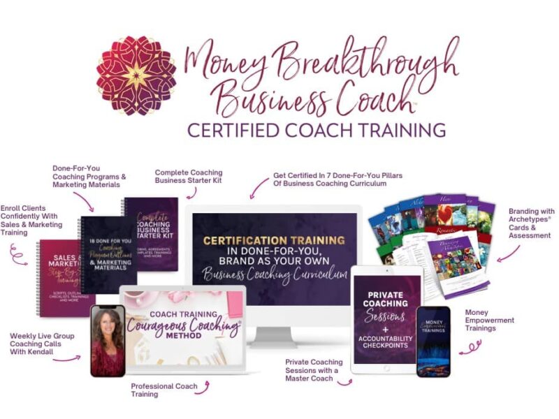 money breakthrough business coach certification by kendall summerhawk