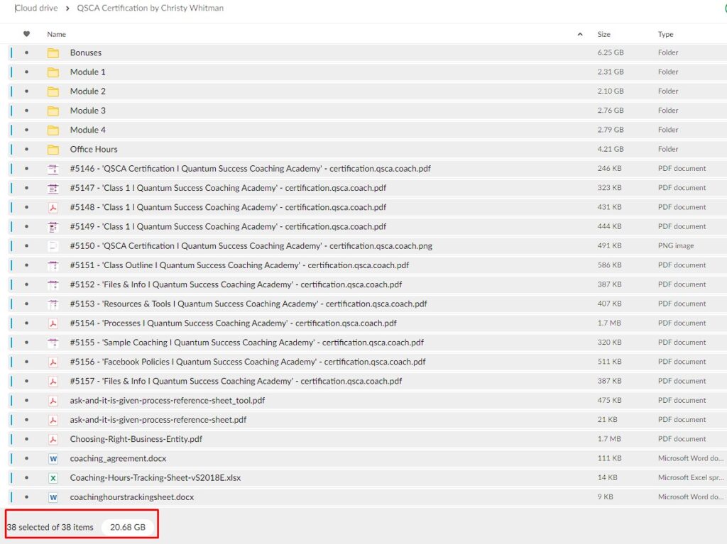 qsca certification by christy whitman