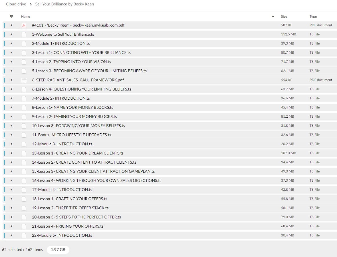 sell your brilliance by becky keen