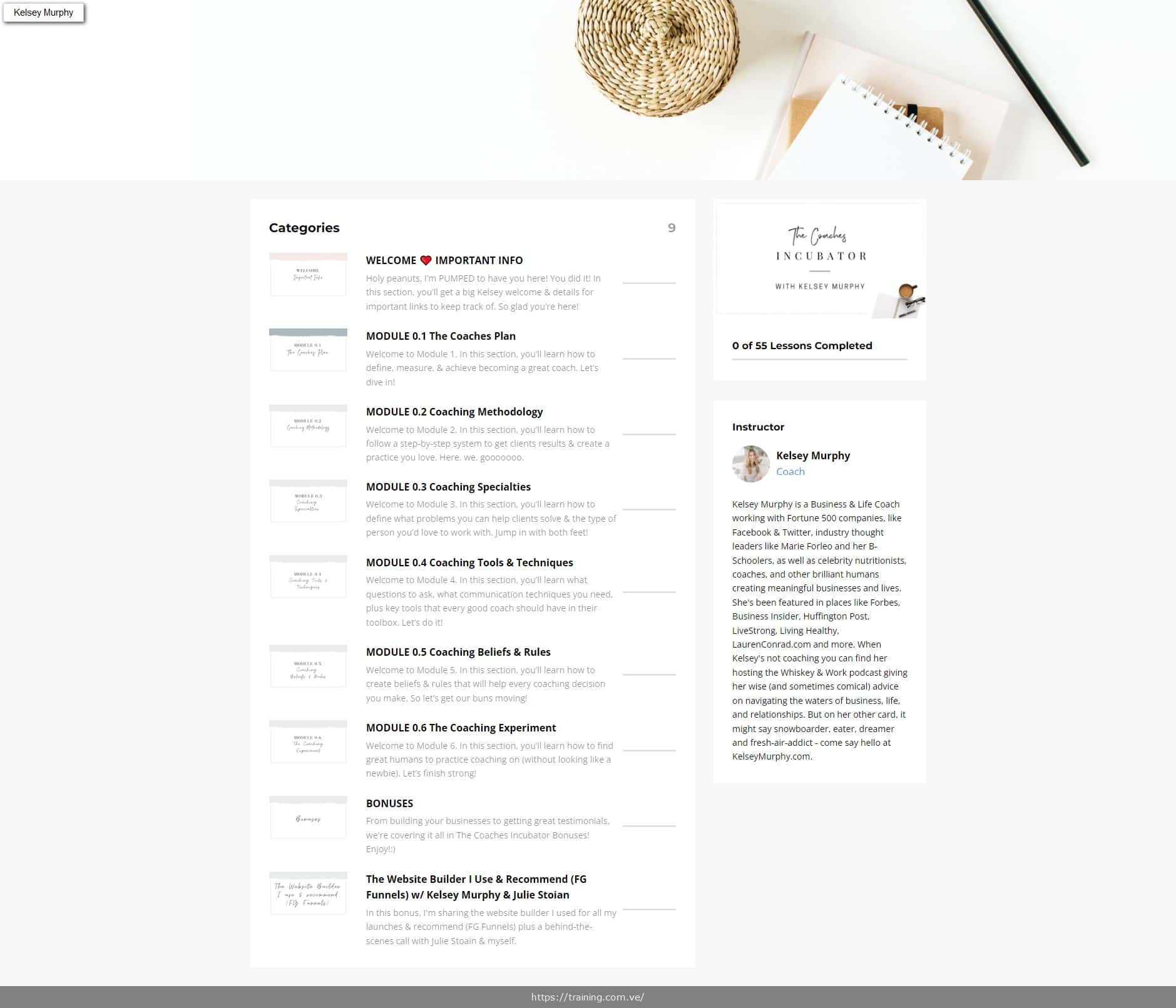 the coaches incubator by kelsey murphy