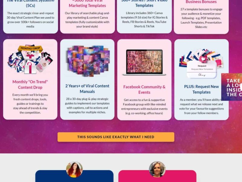 the viral content club 28 months included by katya varbanova