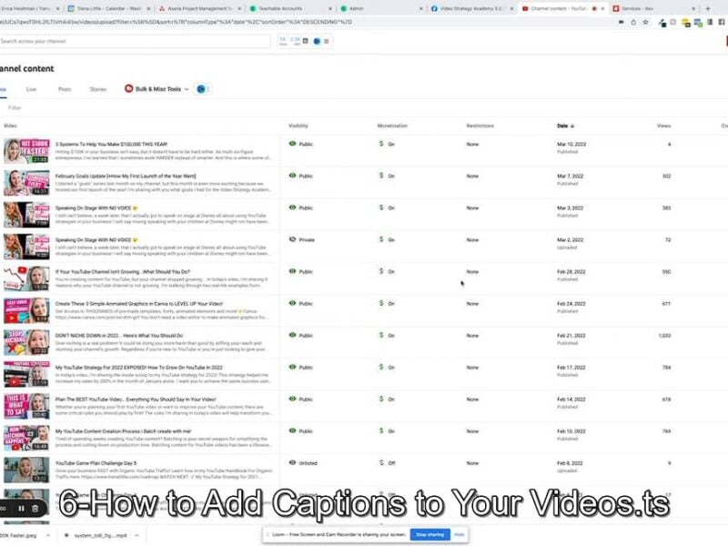 video strategy academy 3.0 by trena little