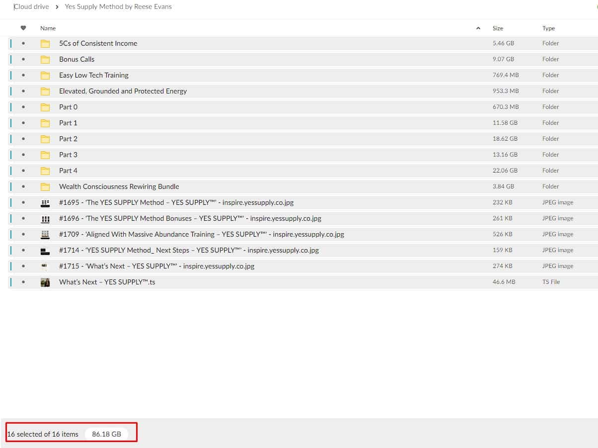 yes supply method by reese evans