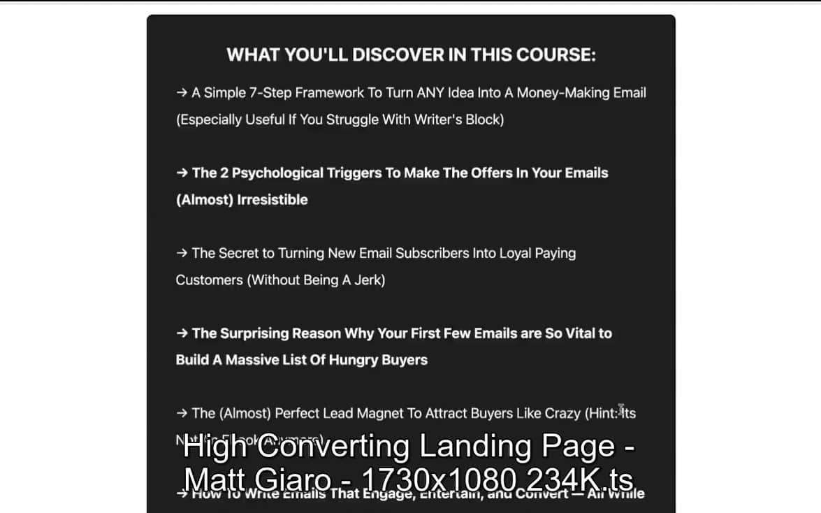 10 minute emails by matt giaro