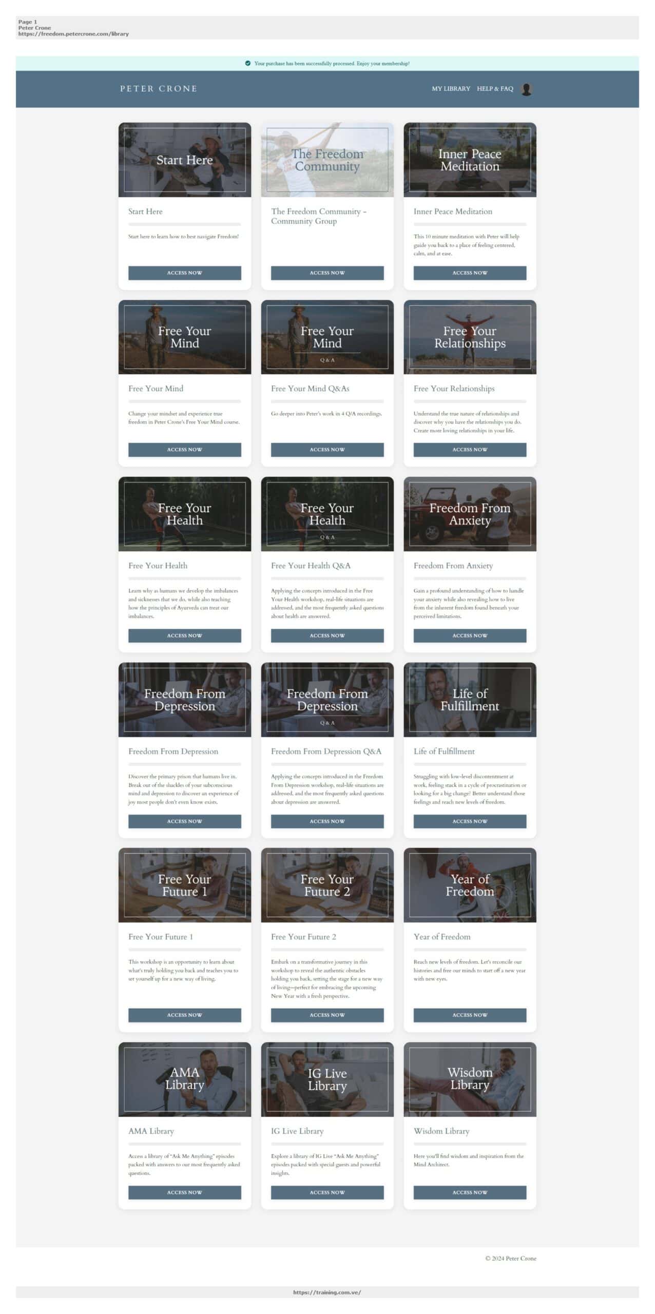 freedom by peter crone