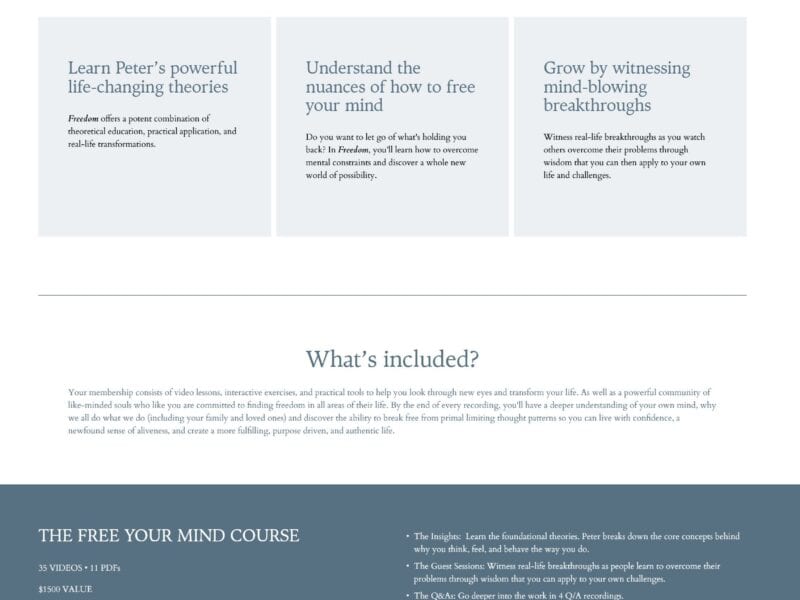 freedom by peter crone