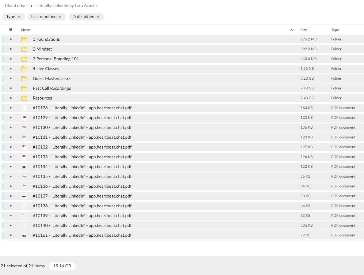 literally linkedin by lara acosta cohort 1