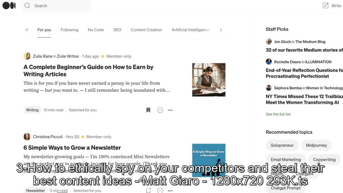 the medium growth formula by matt giaro