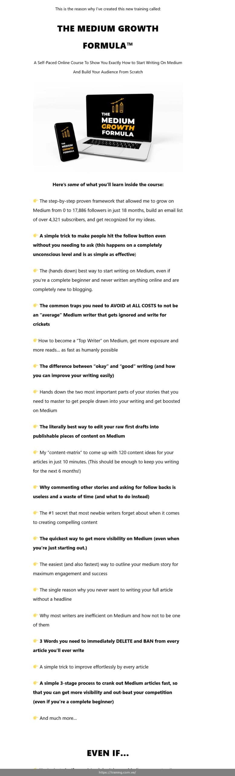 the medium growth formula by matt giaro