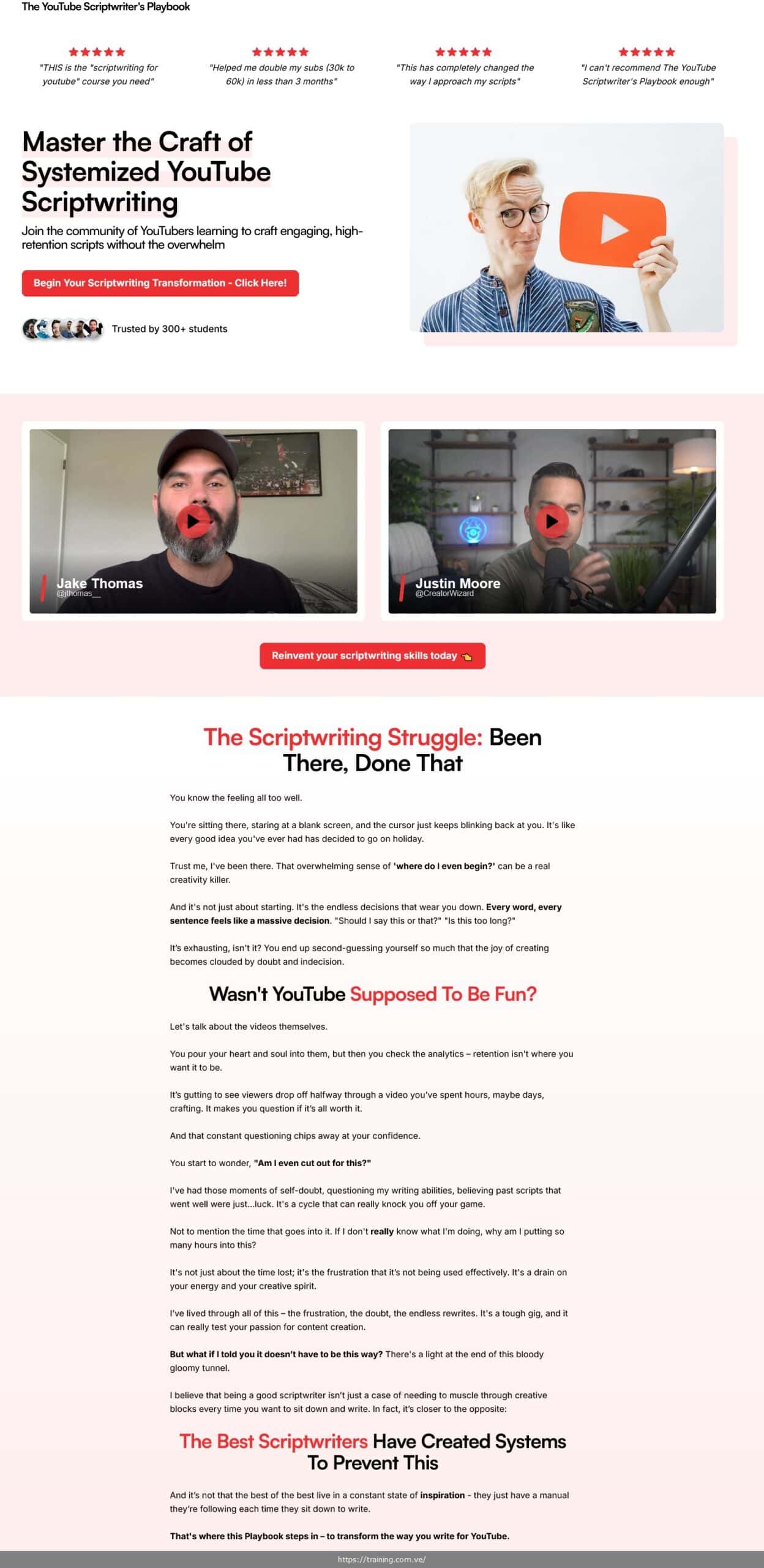 the youtube scriptwriter’s playbook v2 by george blackman