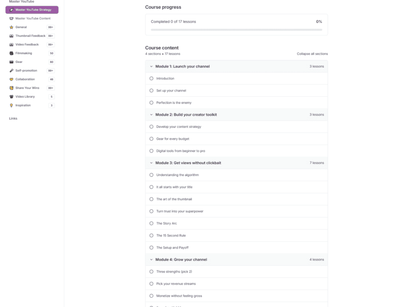 master youtube 2.0 by matt d'avella
